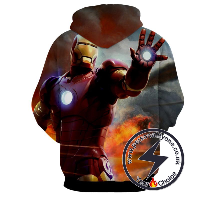 Iron Man - Iron Man 3D - Iron Man Hoodies